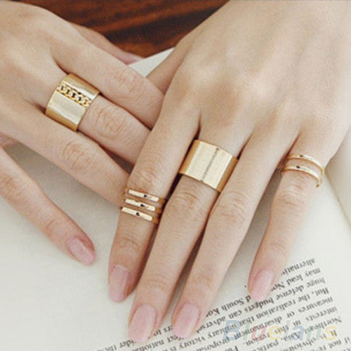 3Pcs/Set Fashion Open Ring